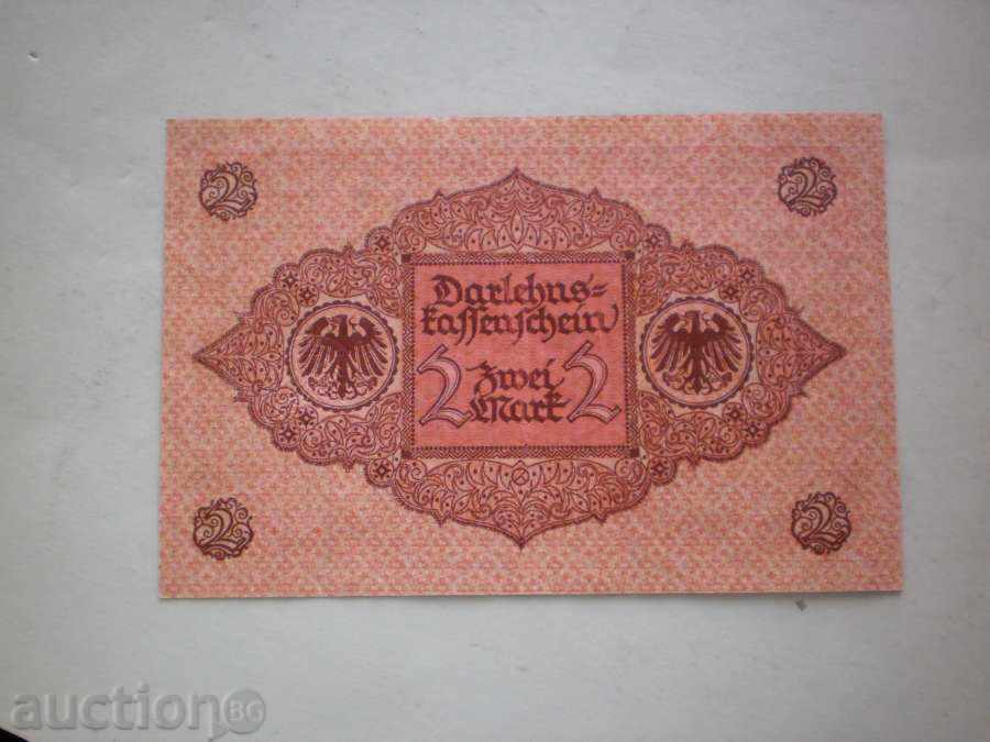 2  марки  1920  Германия с цена € 2.56 | 5.01 лв.