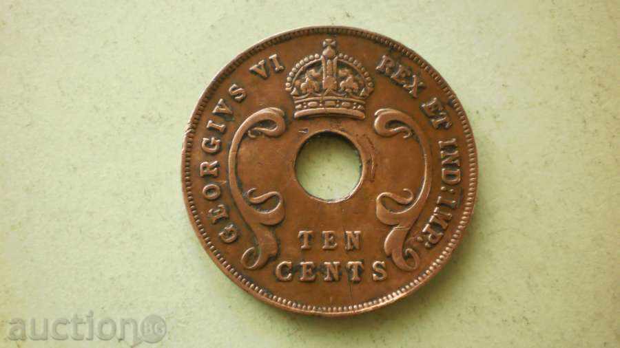 10 CENT 1941 Africa de Est