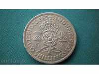 ENGLAND 2 SHILLING 1948 ENGLAND