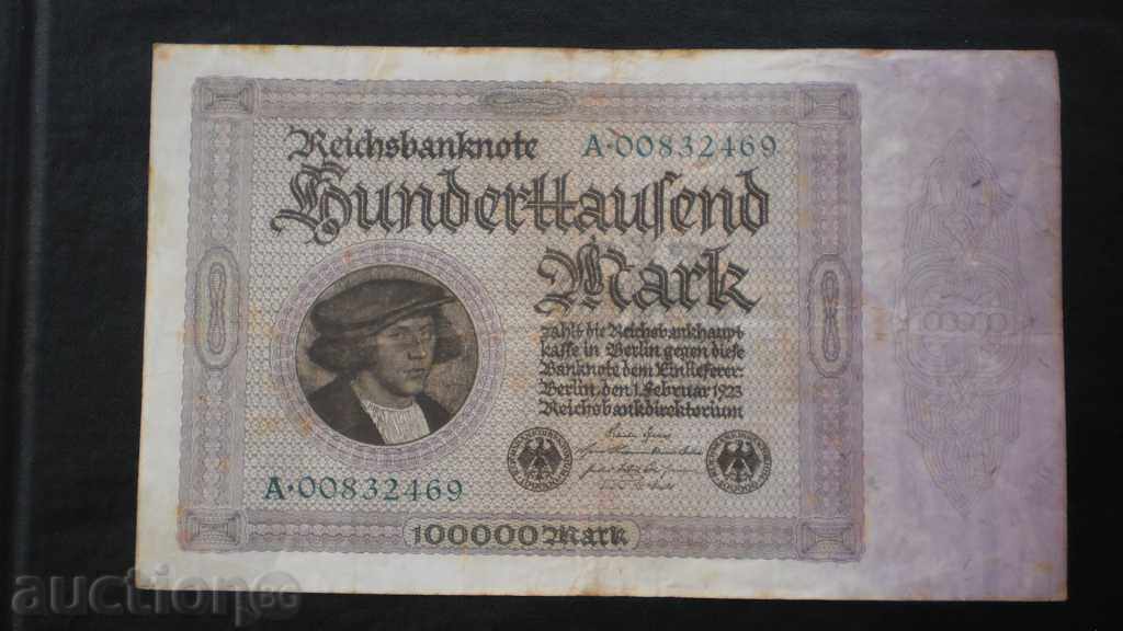 100 000 BRUSSELS 1923 GERMANY