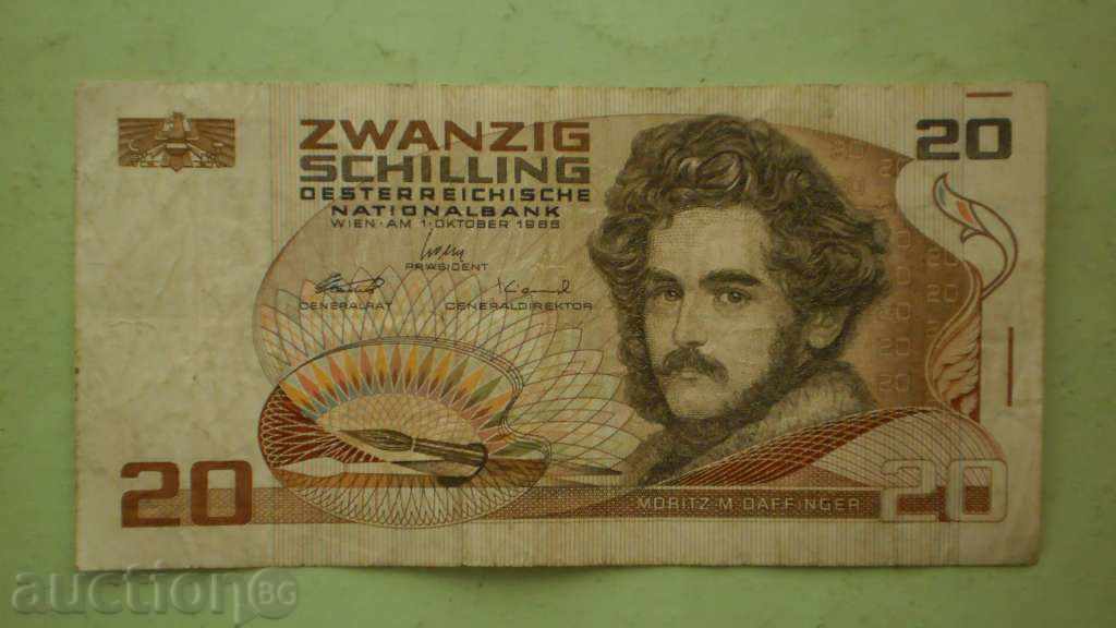 20 șilingi 1985 Austria