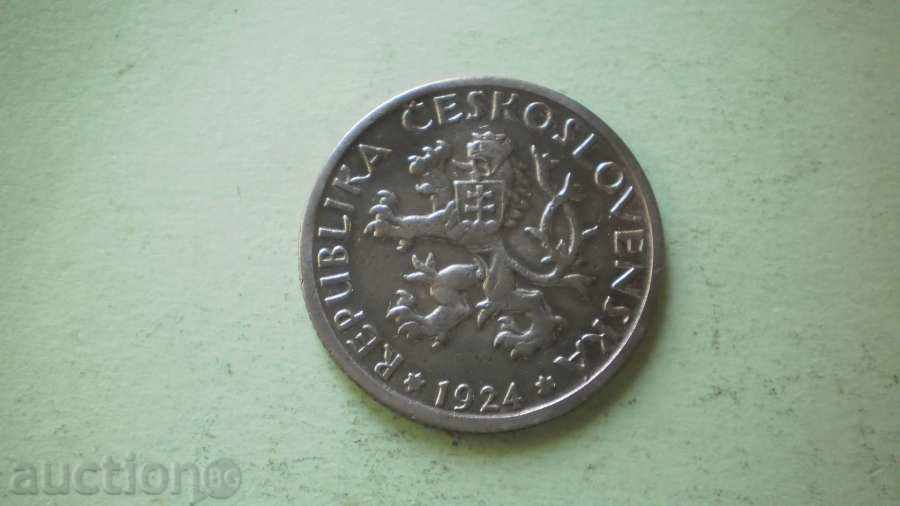 1 КРОНА 1924 ЧЕХОСЛОВАКИЯ with price € 2.56 | 5.01 BGN