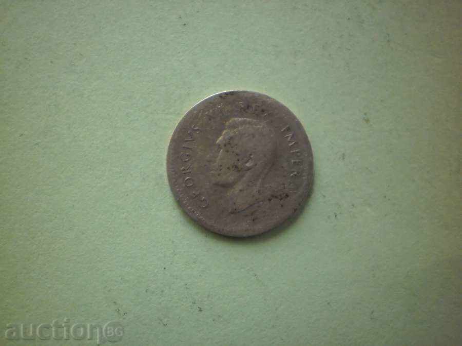 3 пенса 1941 Южна Африка СРЕБРО с цена € 2.56 | 5.01 лв. 3 пенса 1941 Южна Африка СРЕБРО с цена € 2.56 | 5.01 лв.