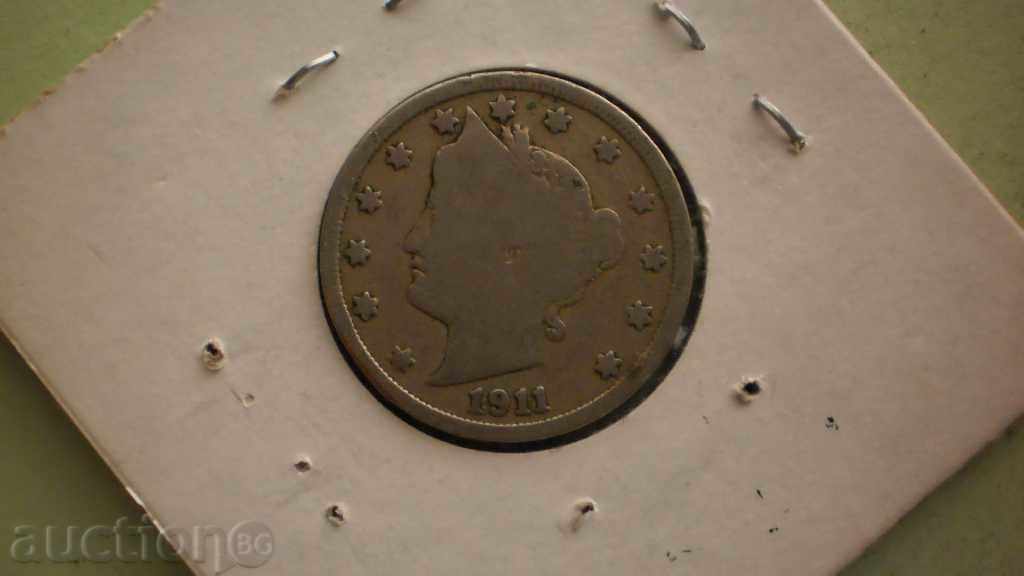 5 cenți 1911 SUA cu preț € 2.56 | 5.01 BGN