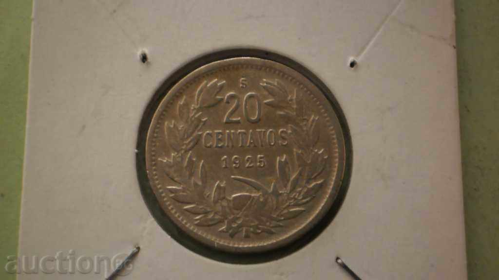 20 centavos 1925 ΧΙΛΗ με τιμή € 3.58 | 7.00 BGN