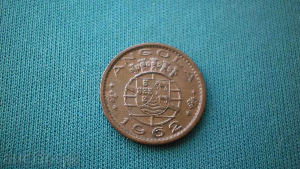 Ангола  20  CENTAVOS  1962  ANGOLA -    РЯДКА