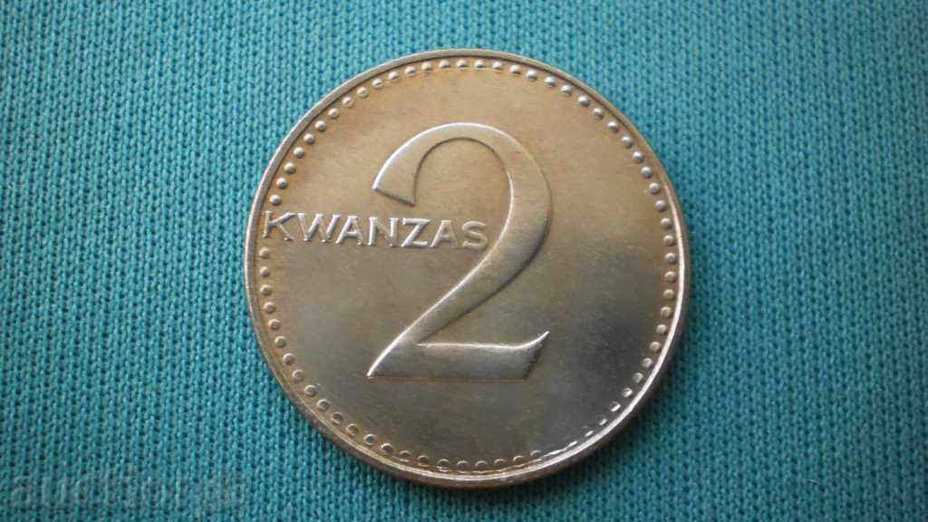 2   KWANZAS  1975  ANGOLA -    РЯДКА с цена € 2.56 | 5.01 лв.