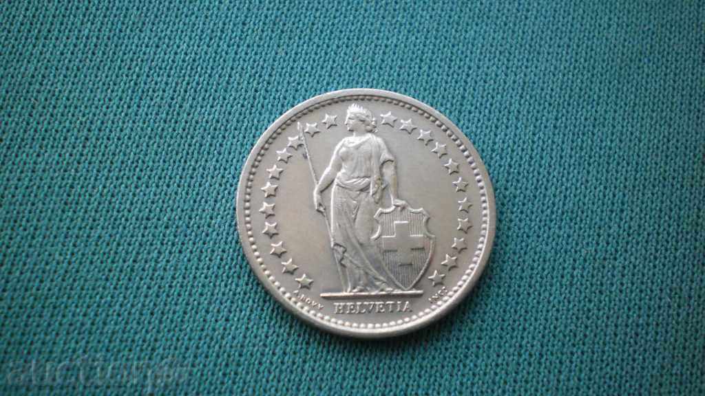 1/2    ФРАНК  1968   ШВЕЙЦАРИЯ-    РЯДКА с цена € 2.56 | 5.01 лв.