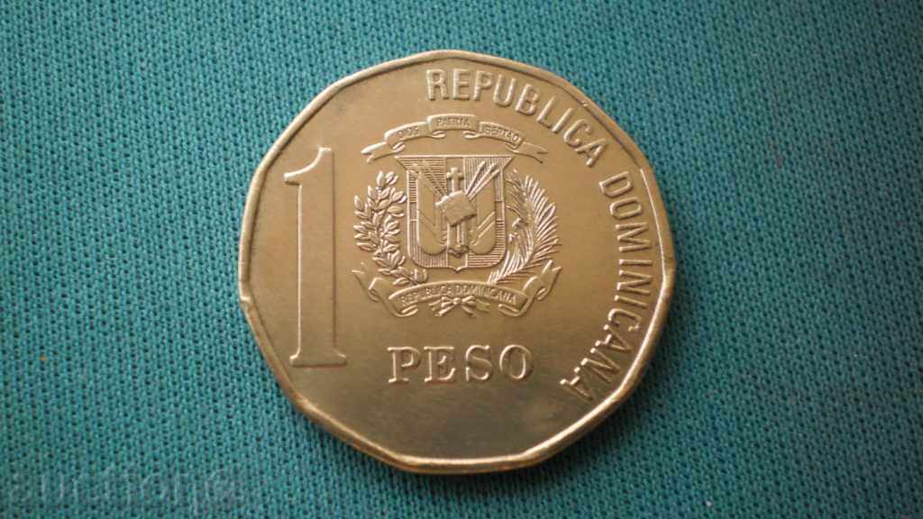 1 PESO 1997 DOMINICAN