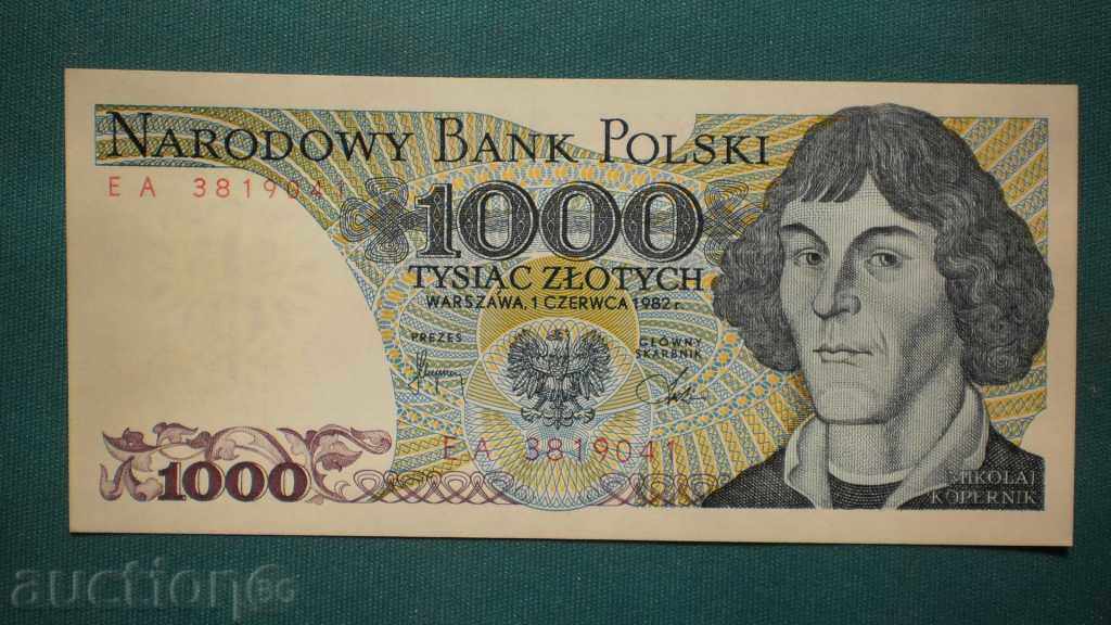 1000 ZERO 1882 POLAND - FIRST SERIES