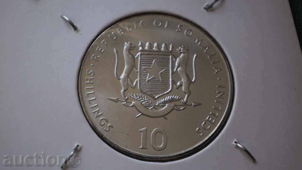 牛  ГОДИНАТА НА ВОЛ -  10  ШИЛИНГА 2000   СОМАЛИЯ с цена € 2.56 | 5.01 лв.