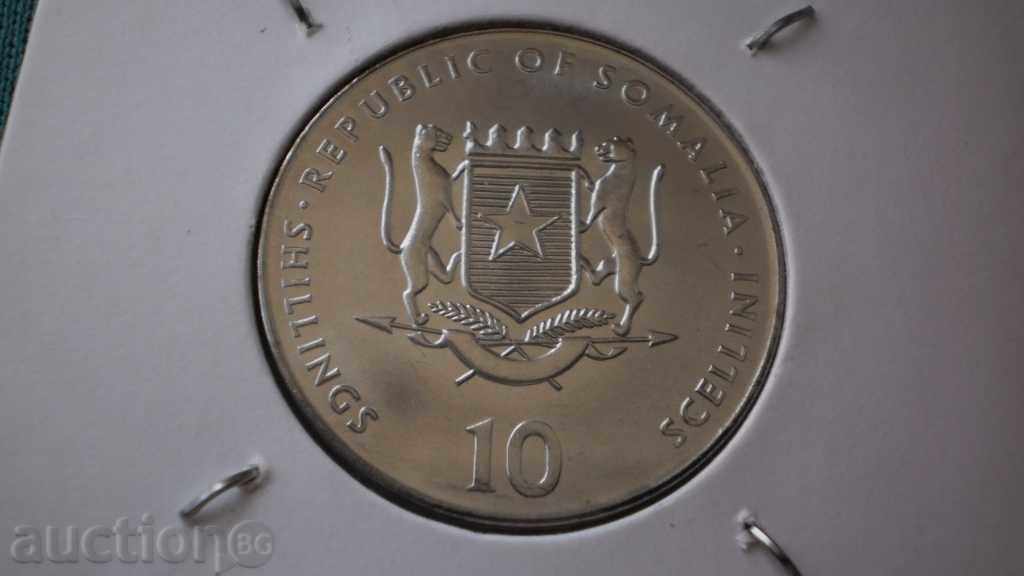 山羊     ГОДИНАТА НА КОЗАТА -  10  ШИЛИНГА 2000   СОМАЛИЯ с цена € 2.56 | 5.01 лв.