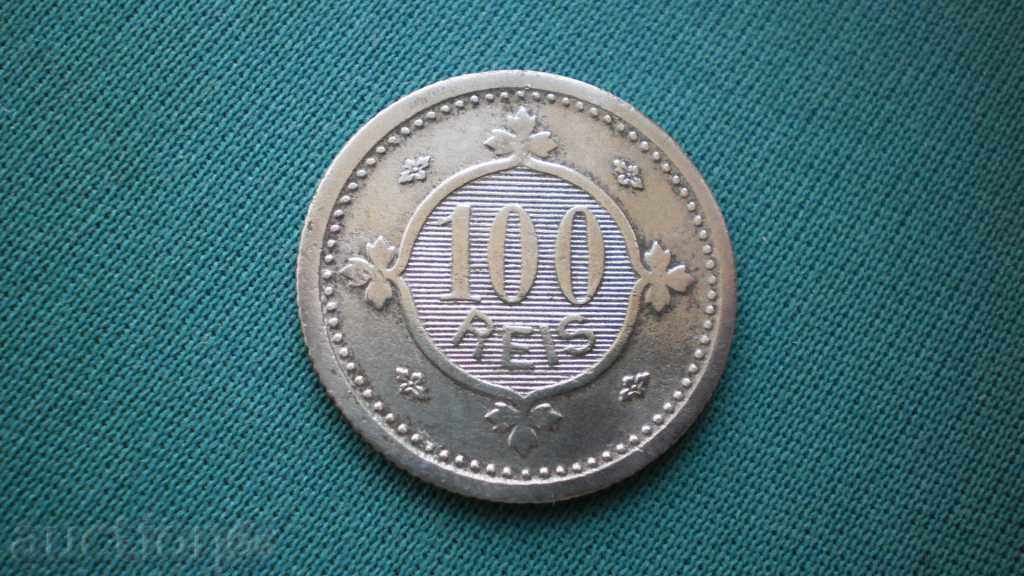 PORTUGAL 100 REIS 1900 PORTUGAL with price € 5.11 | 9.99 BGN PORTUGAL 100 REIS 1900 PORTUGAL with price € 5.11 | 9.99 BGN
