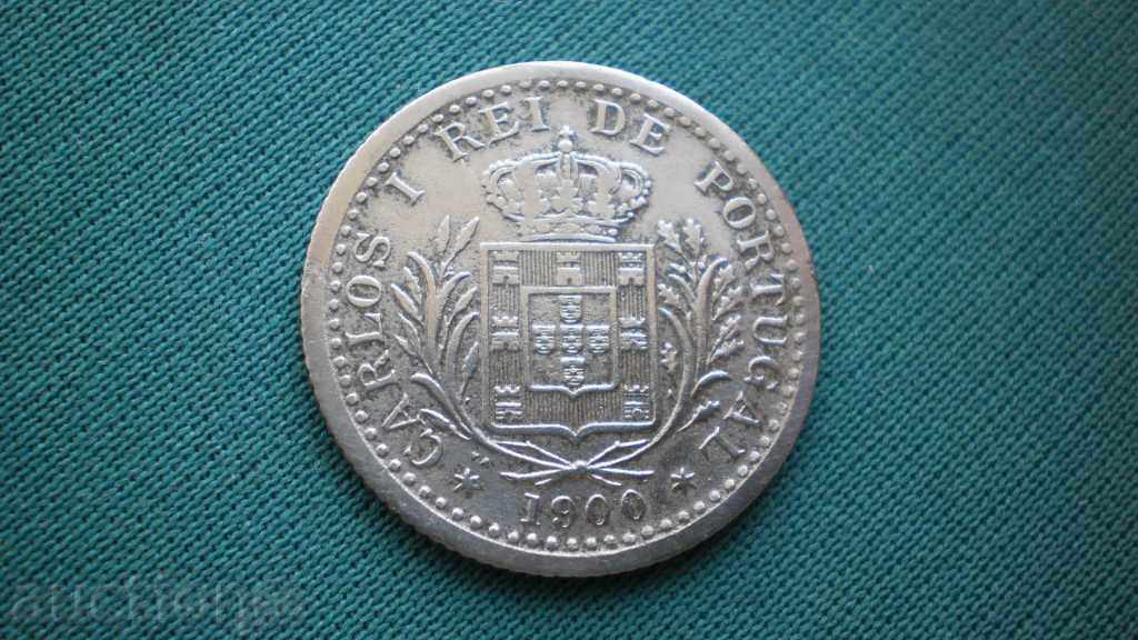 PORTUGAL 100 REIS 1900 PORTUGAL