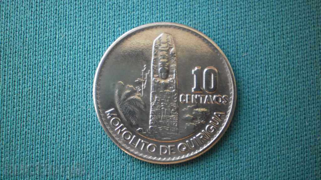 GUATEMALA    10 CENTAVOS  1967    ГВАТЕМАЛА