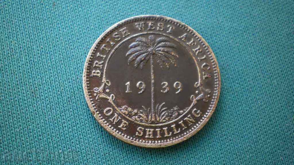 Η British Westafrika 1Shilling 1939 Βρετανική Δυτική Αφρική