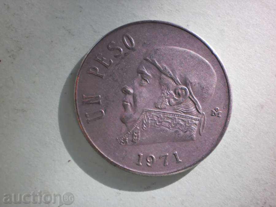 1  песо  1971  Мексико