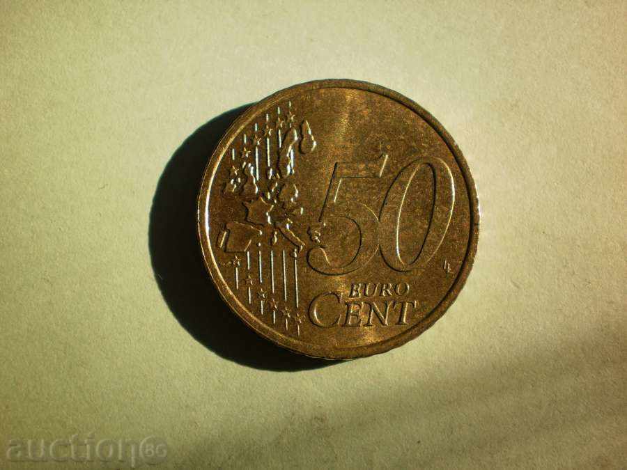50  евроцента 2004  Люксембург с цена € 2.05 | 4.01 лв.