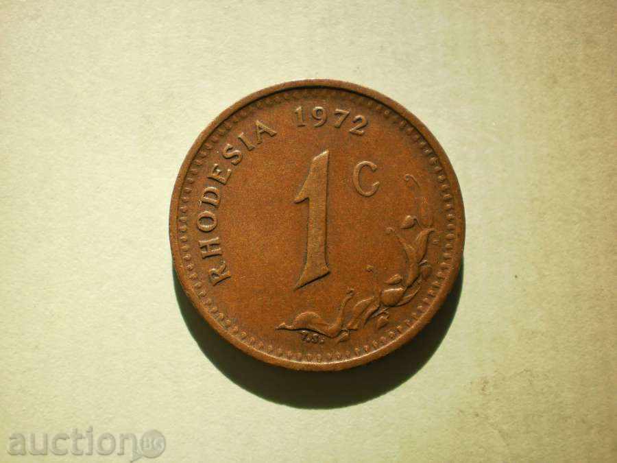 1 cent 1972 Rhodesia