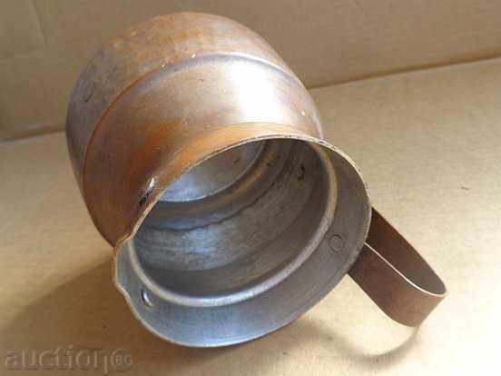 Copper tin tin baker, copper bowl glass goblet with price 61.00 BGN | € 31.19 Copper tin tin baker, copper bowl glass goblet with price 61.00 BGN | € 31.19