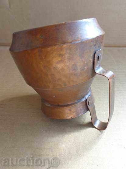 Copper tin tin baker, copper bowl glass goblet - 5 Copper tin tin baker, copper bowl glass goblet - 5