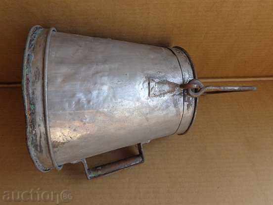 Copper bucket tinned rubber jug copper copper vessel boiler bucket with price 128.00 BGN | € 65.45 Copper bucket tinned rubber jug copper copper vessel boiler bucket with price 128.00 BGN | € 65.45