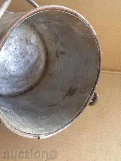 Auction Copper bucket tinned rubber jug copper copper vessel boiler bucket Auction Copper bucket tinned rubber jug copper copper vessel boiler bucket