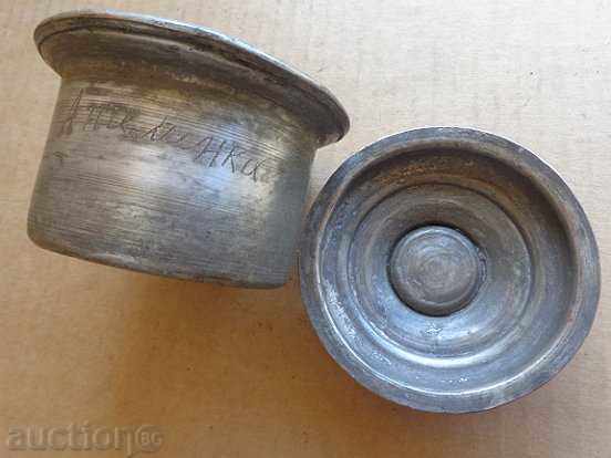 Калайдисана тенджера с капак бакър меден съд котел - 5 Калайдисана тенджера с капак бакър меден съд котел - 5