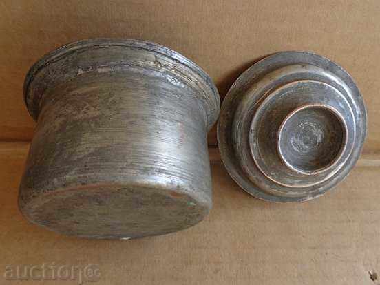 Калайдисана тенджера с капак бакър меден съд котел - 7 Калайдисана тенджера с капак бакър меден съд котел - 7