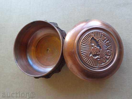 Auction Baked box for jewelery baker copper jar Auction Baked box for jewelery baker copper jar