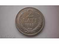 Lithuanian Silver 2 Lats 1925 Rare Coin