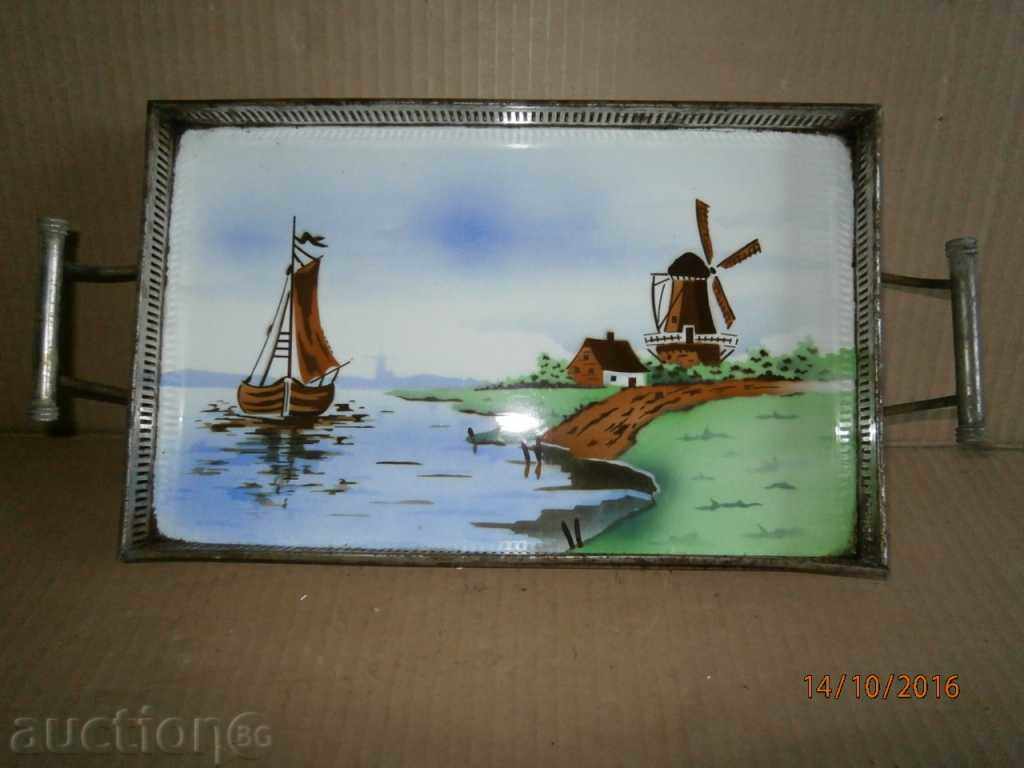 Auction old porcelain tray HEALTH Auction old porcelain tray HEALTH