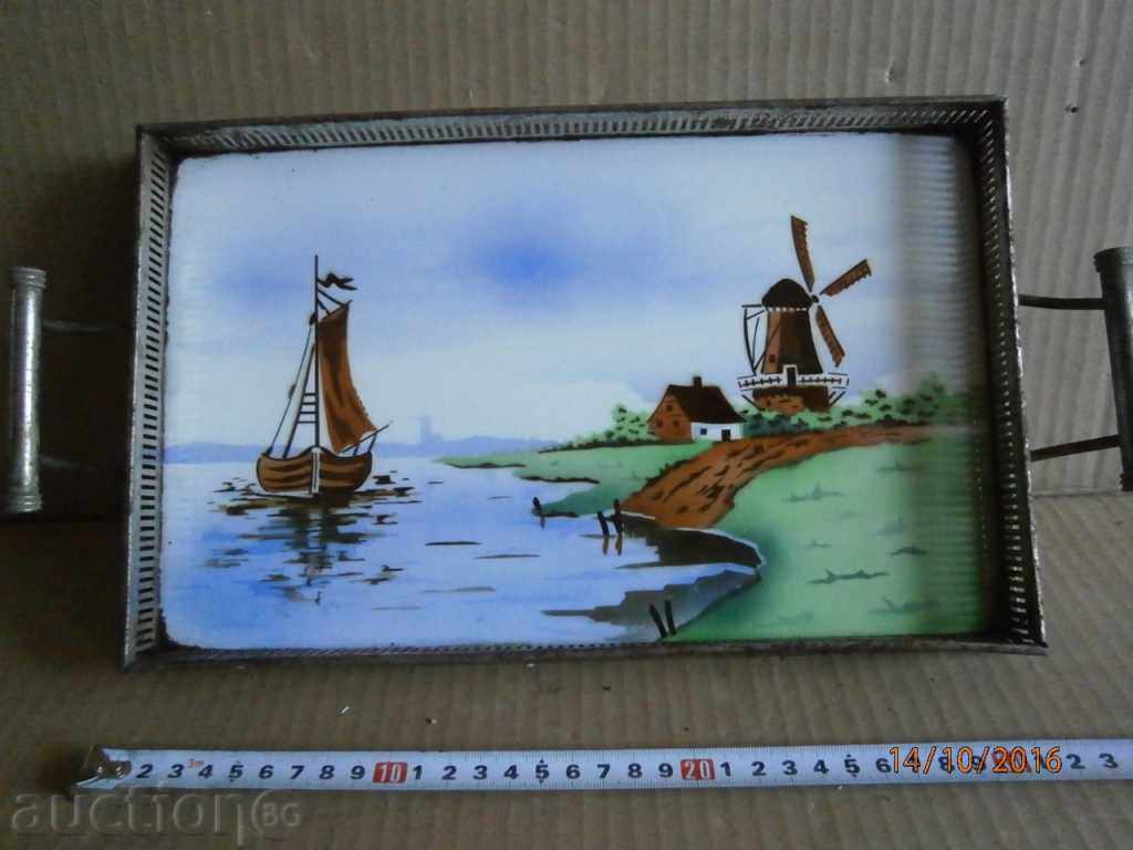 old porcelain tray HEALTH - 5 old porcelain tray HEALTH - 5