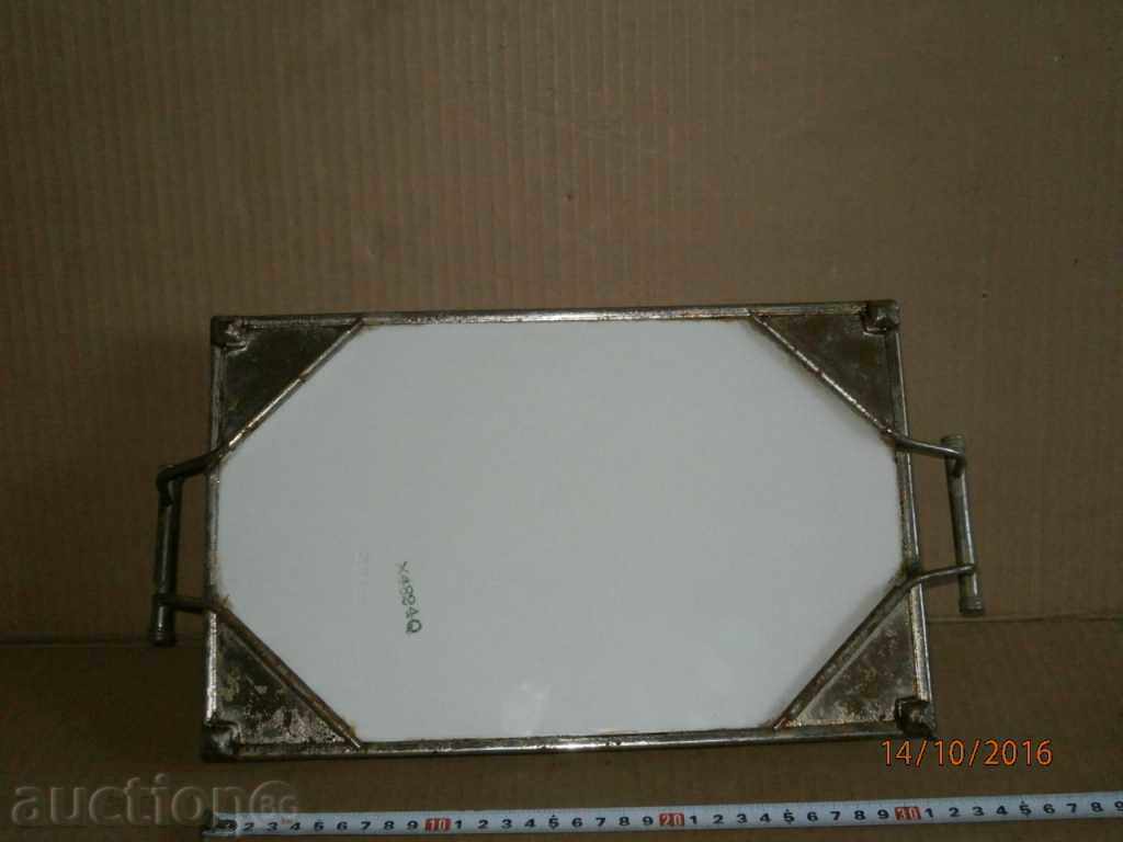 old porcelain tray HEALTH - 6 old porcelain tray HEALTH - 6