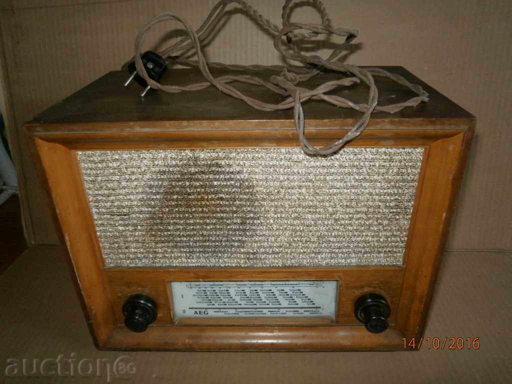 old AEG radio