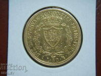 80 lire 1827 L Sardinia / Italia (Sardinia) - AU (aur)