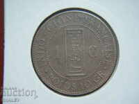 1 Cent 1892 Γαλλική Ινδο-Κίνα - XF+