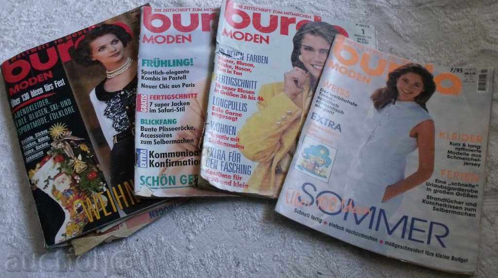 LOT OF 4 HOURS BURDA with price 49.00 BGN | € 25.05 LOT OF 4 HOURS BURDA with price 49.00 BGN | € 25.05