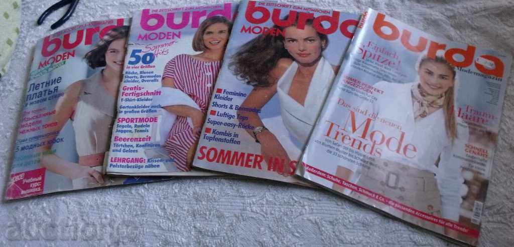 LOT OF 4 HOURS BURDA with price 49.00 BGN | € 25.05 LOT OF 4 HOURS BURDA with price 49.00 BGN | € 25.05