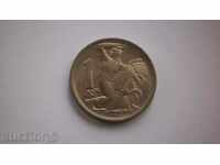 Чехословакия  1  Крона 1946  Рядка Монета