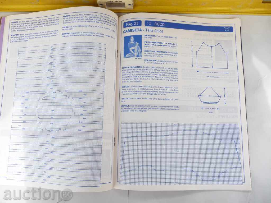 Auction  Foreign magazine knitting cuts knitting needles sweaters