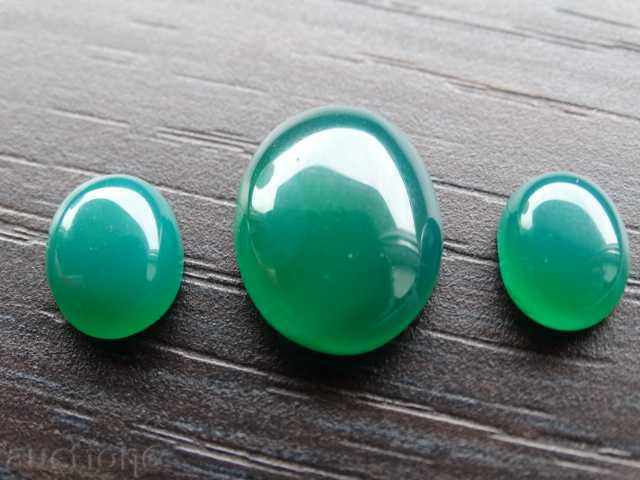 natural chalcedon - 3 oval capoons with price 85.00 BGN | € 43.46 natural chalcedon - 3 oval capoons with price 85.00 BGN | € 43.46