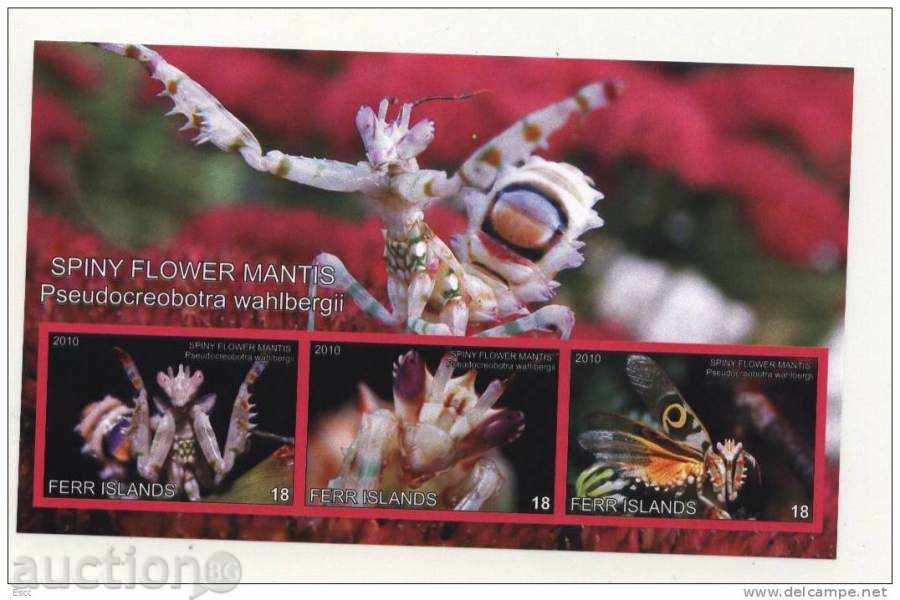 Insecte bloc curat - Mantis 2010 de Insulele Fehr
