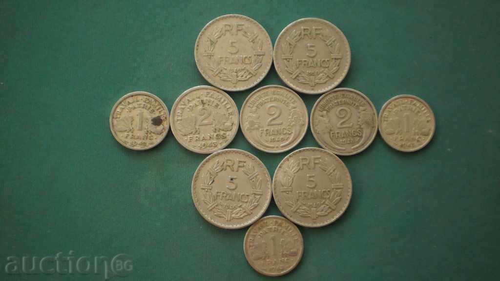 Livrarea LOT-FRANȚA XX CENTURY 10 ISSUE - 1942-1950