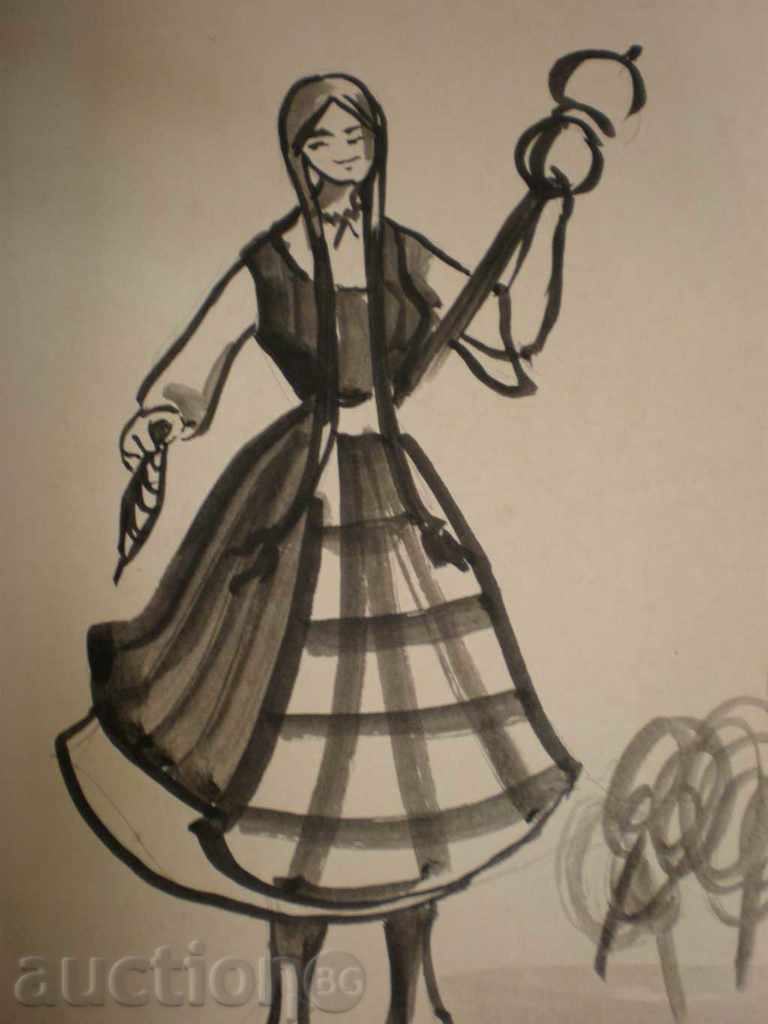 ζωγραφική- μελάνι-πινέλο. με τιμή 40.00 BGN | € 20.45 ζωγραφική- μελάνι-πινέλο. με τιμή 40.00 BGN | € 20.45