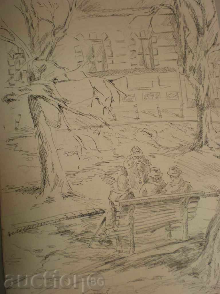 Auction ink painting, Auction ink painting,