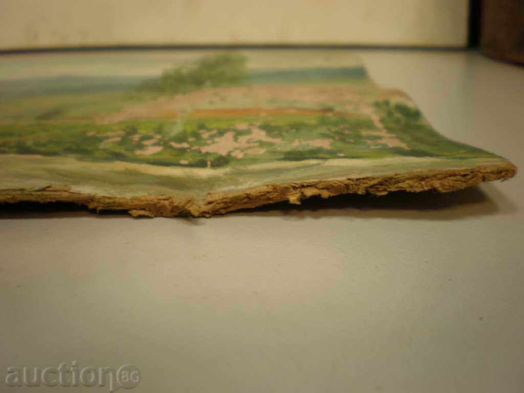 Auction oil painting, cardboard, Auction oil painting, cardboard,