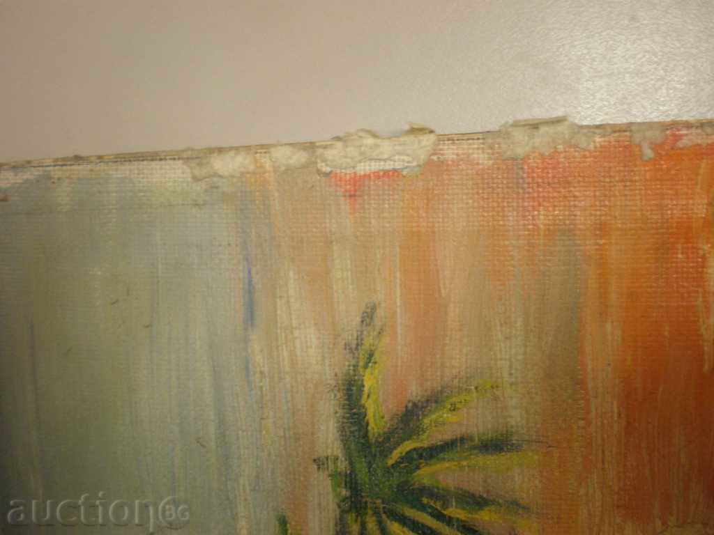 Licitație pictură în ulei, pânză.