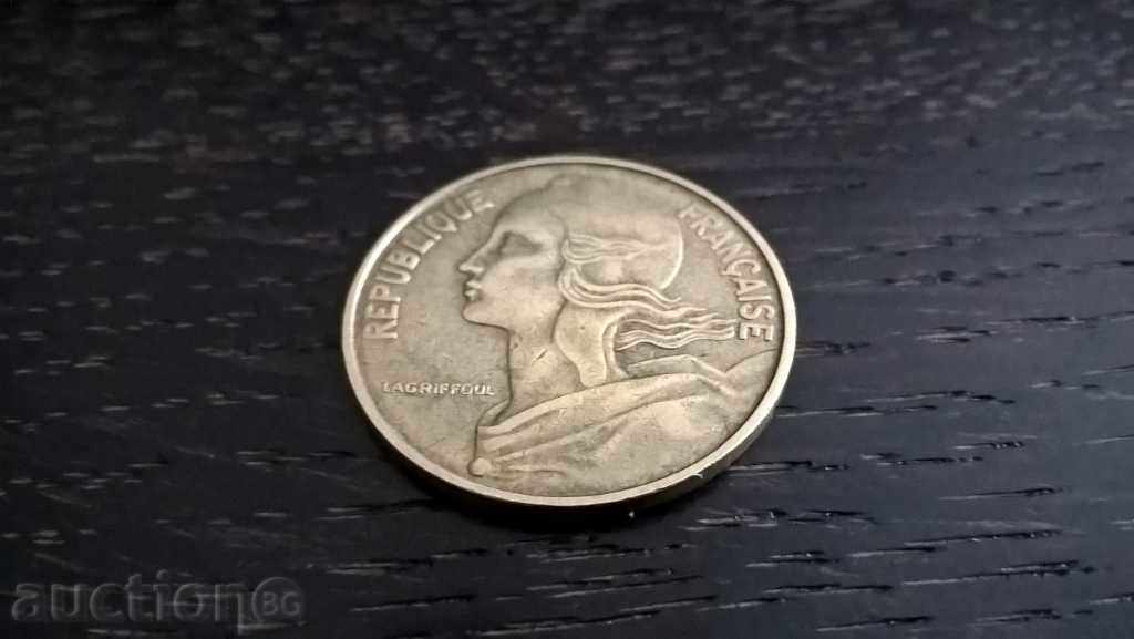 Delivery of Coin - France - 20 centimeters 1970
