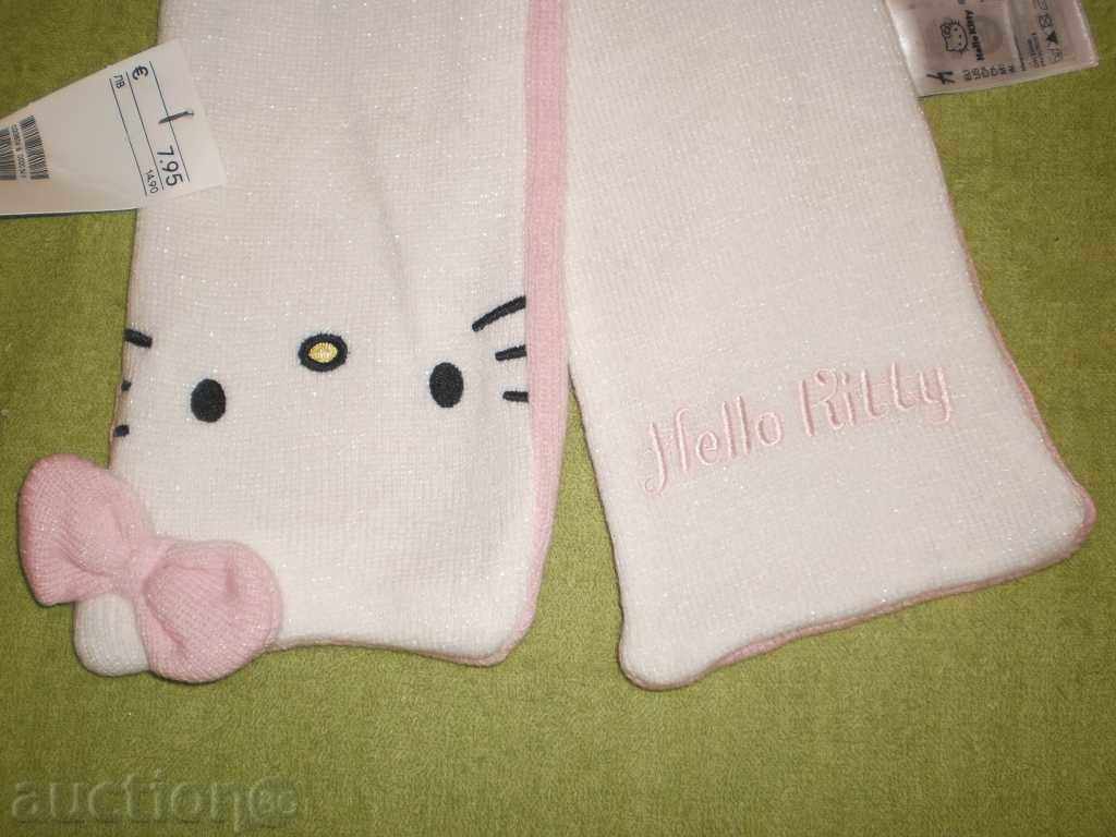 Детско шалче Hello Kitty в розово и бяло с цена 11.00 лв. | € 5.62 Детско шалче Hello Kitty в розово и бяло с цена 11.00 лв. | € 5.62